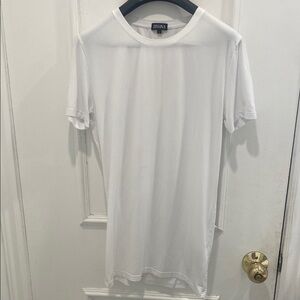 Z Zegna White Short Sleeve Tee